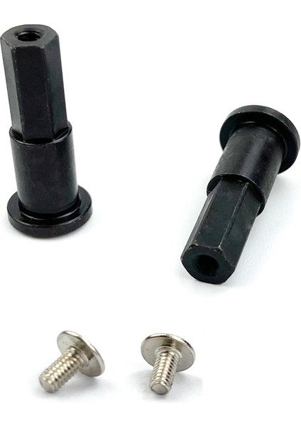 Wpl D12 1/10 Rc Araba Yükseltme Parçaları Metal 5mm Ön Tekerlek Göbeği Altıgen Adaptör Birleştirici ve Arka Aks Mili Adaptörü, A (Yurt Dışından)