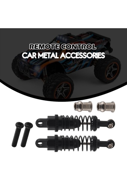 2 Adet Yağ Ayarlanabilir 65MM Amortisör Damperi Rc Araba Için 1/18 Wltoys A959 A969 A979 K929 Hpi Hsp Traxxas Losi Tamiya, Siyah (Yurt Dışından)