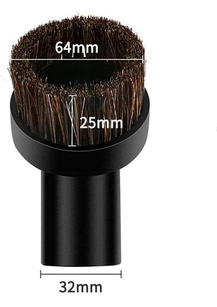 Evrensel Yedek 32MM (1 1/4 Inç Vakum Ataşmanları) ve 35MM (1 3/8 Inç) Vakum Aksesuarları Tozlu Fırça Seti 7 Adet (Yurt Dışından)