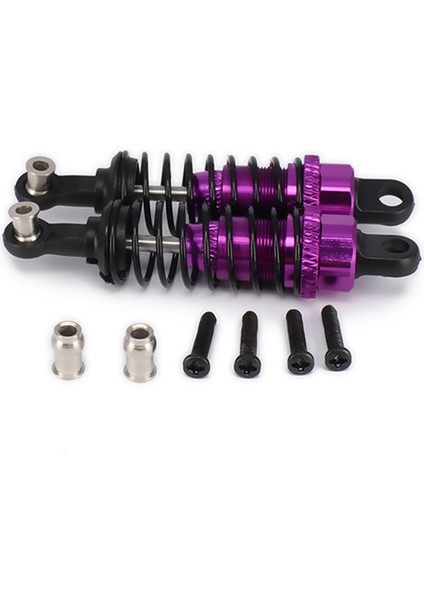 Adet Yağ Ayarlanabilir 65MM Amortisör Damperi Rc Araba Için 1/18 Wltoys A959 A969 A979 K929 Hpi Hsp Traxxas Losi Tamiya, Mor (Yurt Dışından)