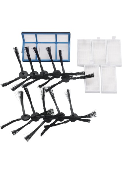 Medion Md 16192 Md 18500 Md 18501 Md 18600 Yedek Parça Için 5 Filtre + 10 Yan Fırça (Yurt Dışından)