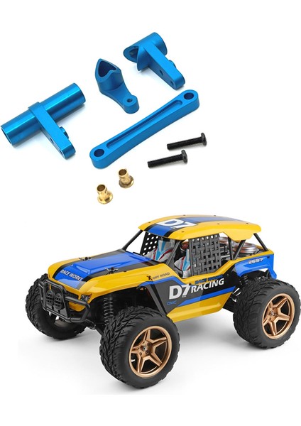 Wltoys 104009 104016 104018 12401 12402-A 12403 12404 12409 Yükseltme Parçaları Için Metal Direksiyon Grubu, Mavi (Yurt Dışından)
