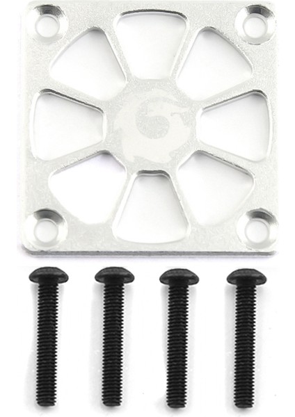 Alüminyum Alaşımlı Soğutma Fanı Kapağı 30X30MM Rc Motor Için Esc Elektrik Düzenleyici Fan Koruma Kapağı, Gümüş (Yurt Dışından)