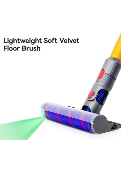 Dyson V10 V8 V7 V11 V15 Için Fırça Doğrudan Tahrikli Elektrikli Süpürge Turbo Fırça, Halıları Temizlemek Için Hızlı Bırakma ile (Yurt Dışından)