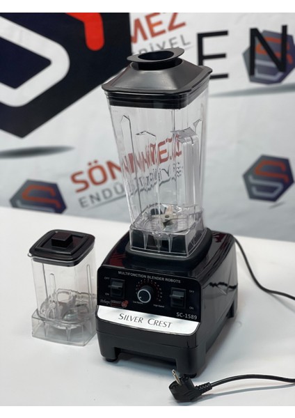 New Silver Crest Blender - Bar Cafe Blender Siyah