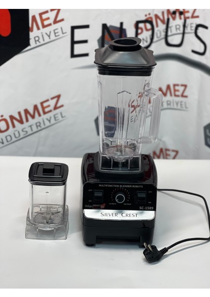 New Silver Crest Blender - Bar Cafe Blender Siyah