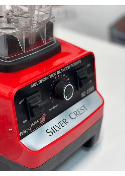 New Silver Crest Blender - Bar Cafe Blender Kırmızı