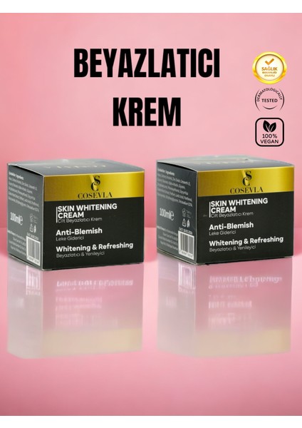 2'li  Yoğun Bakım Krem-Özel Bölge-Koltuk Altı-Yüz-Dirsek 100ML+100ML