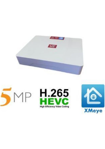 4 Kanal 5 Mp Plastik Kasa Ahd Güvenlik Kayıt Cihazı Full Hd H265 BS-304 modelleri
