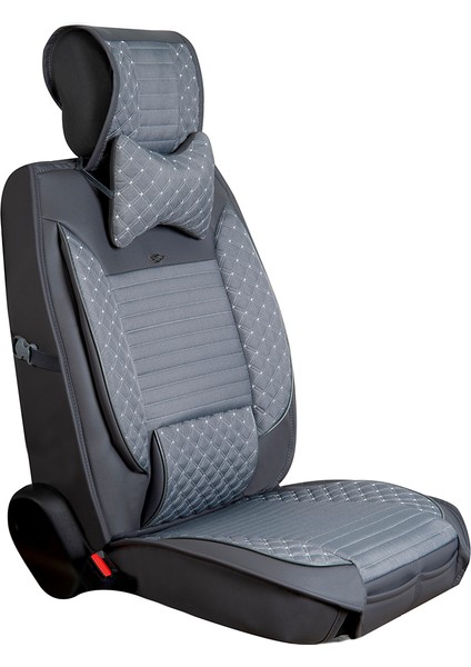 Suzuki Vitera Yeni Uyumlu Ön Arka 5 Li Set Lotus Serisi Oto Koltuk Kılıfı Füme Renk