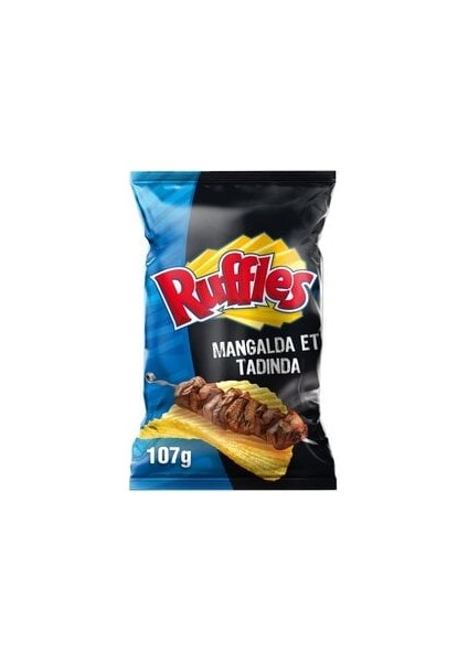 ( 3 Adet  ) Ruffles Mangal Patates Cipsi Süper Boy 107 gr