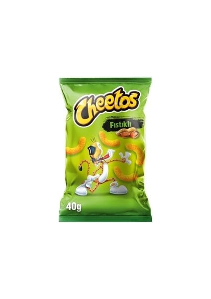 ( 4 Adet ) Cheetos Fırından Fıstık Mısır Cipsi Aile Erkek Çocuk 40 gr
