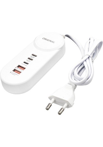 Powermaster PM-20659 25W Pd Lıghtnıng+ 2 Type-C + 2 USB Şarj Adaptör