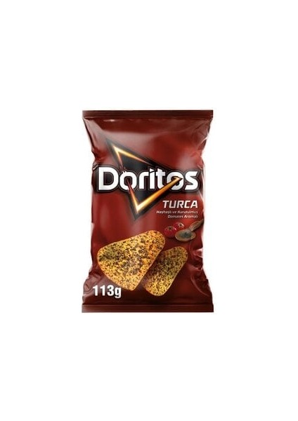 ( 4 Adet  ) Doritos Turca Haşhaş Domates Mısır Cipsi Süper Boy 113 gr