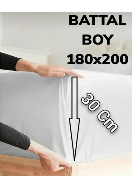 3 Adet Lastikli Pamuk Penye Çarşaf 180X200CM KİNGSİZESHERİ0145388 fiyatları