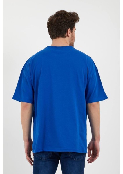 Saks Oversize Unisex Düz T-shirt modelleri