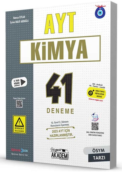 Üçgen Ayt Kimya 41 Deneme 1.dönem Konuları