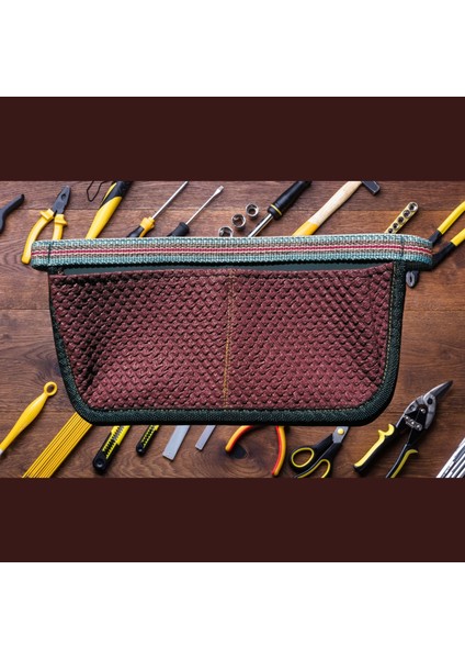 'HEPHA Tools' Ekonomik 2 Göz Fabrikasyon Deri Çivi Önlüğü (Ta-05)
