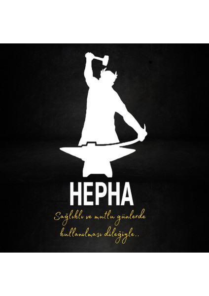 'HEPHA Tools' Ekonomik 2 Göz Fabrikasyon Deri Çivi Önlüğü (Ta-05)