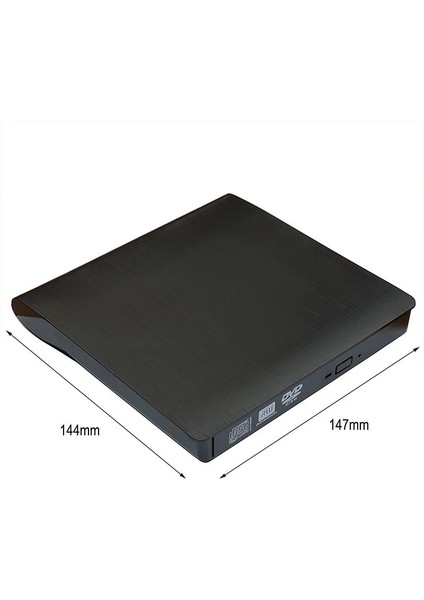 USB 3.0 Harici Dvdrw Slim External CD DVD Yazıcı Okuyucu Ultra Ince Writer