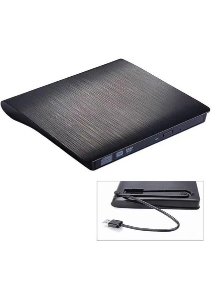 USB 3.0 Harici Dvdrw Slim External CD DVD Yazıcı Okuyucu Ultra Ince Writer