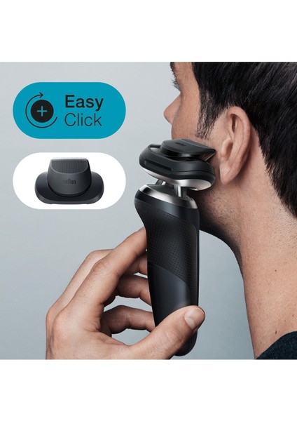 Yeni Seri 7 N1200S Kablosuz Tıraş Makinesi, Autosense, 360° Flex, Easyclick, Islak & Kuru