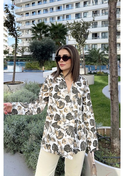 Kadın Haki Desenli, Uzun Kol, Düğme Kapamalı, Kruvaze Ceket fırsatları