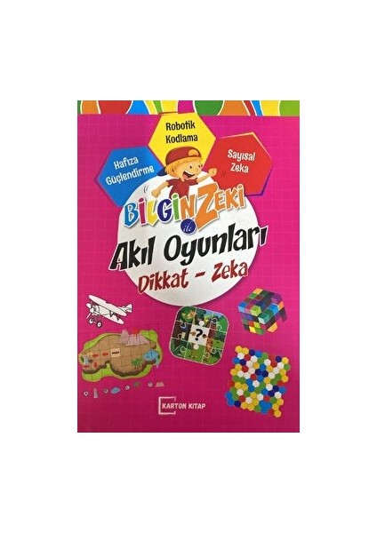 Bilgin Zeki ile Akıl Oyunları Dikkat Zeka - Pembe Seri
