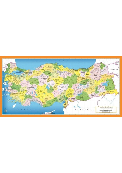 Maşa ile Koca Ayı + Renkli Türkiye Haritası Yapboz Puzzle