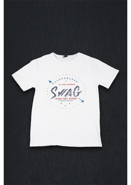 Swag Beyaz Tişört