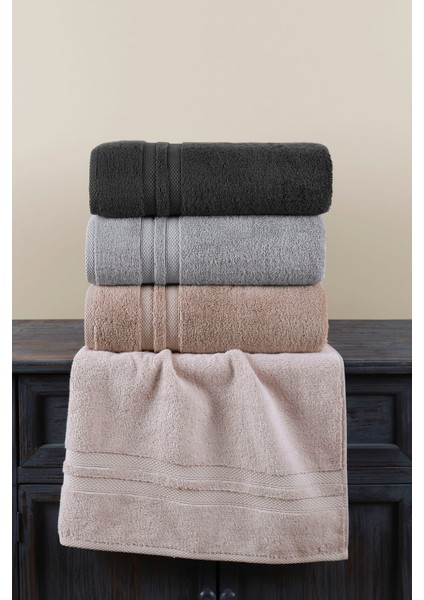 Serenity %100 Pamuk Yüz Havlusu Açık Kahve 50x90 indirimleri