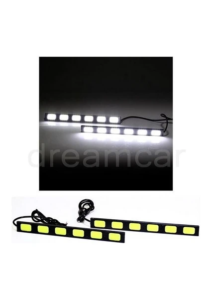 6 Led Cob Beyaz Gündüz Ledi 2 Adet 5652301