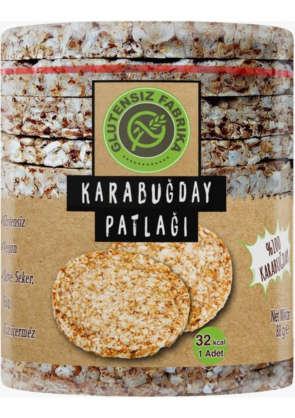 Karabuğday Patlağı Sade 12 Paket 88 gr