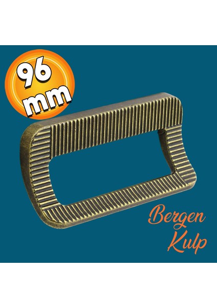 Desenli Bergen Mobilya Mutfak Dolabı Çekmece Dolap Kapak Kulpu Metax Metal Kulp Antik Sarı 96 mm