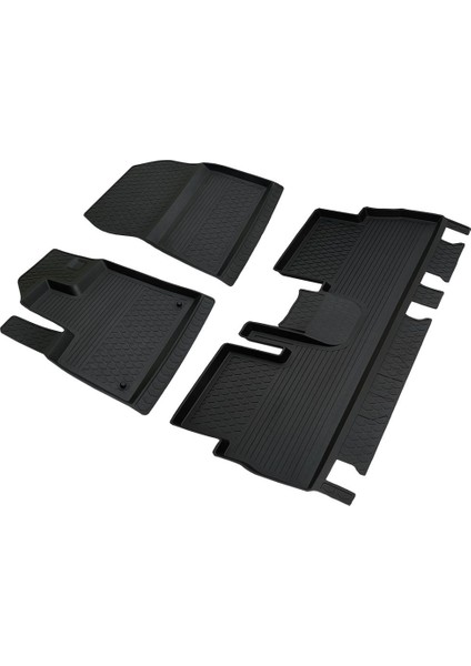 Opel Combo Ferrous 4d Havuzlu Kauçuk Paspas 2019 ve Üstü Siyah