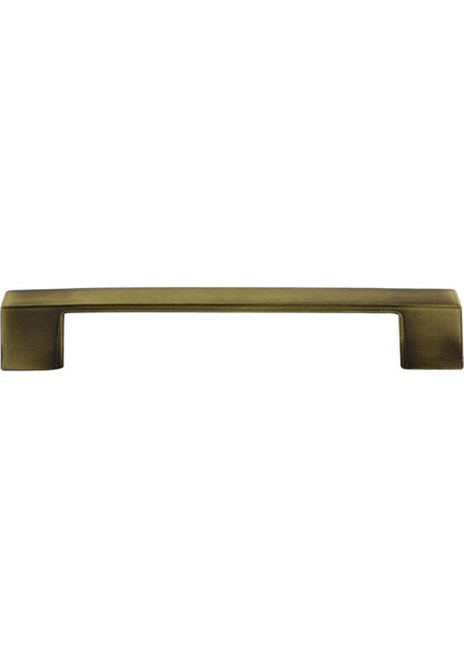 Gölcük Düz (128 mm - 12.8 cm) Metal Antik Sarı Mobilya Mutfak Çekmece Dolabı Dolap Kapak Kulbu Kulpları