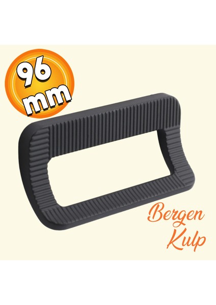 Metax Bergen Desenli Mobilya Mutfak Dolabı Çekmece Dolap Kapak Kulbu Metal Kulp Siyah 96 mm