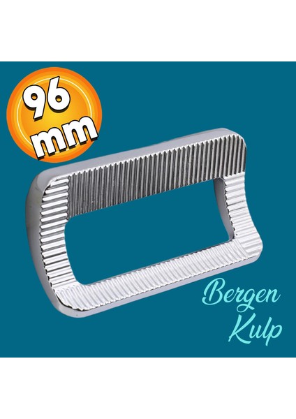 Desenli Metax Bergen Mobilya Mutfak Dolabı Çekmece Dolap Kapak Kulbu Metal Kulp Krom 96 mm