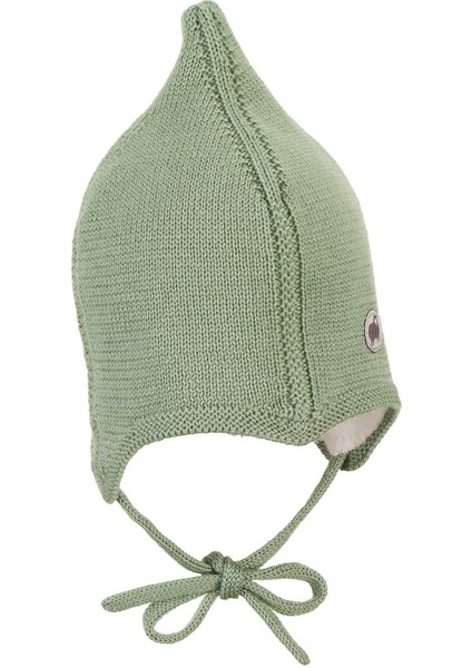 Unisex Bebek Merinos Yünlü Bere Yeşil