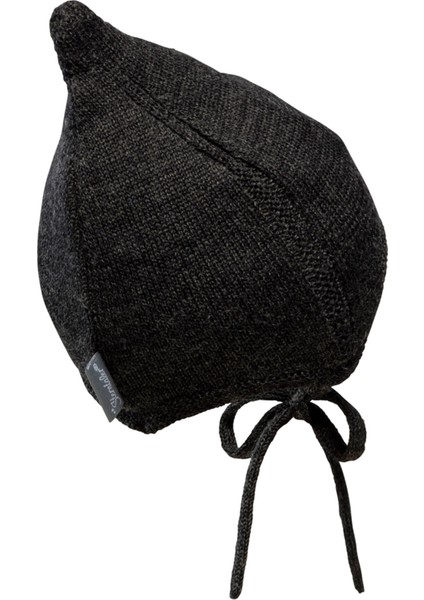 Unisex Bebek Merinos Yünlü Bere Antrasit