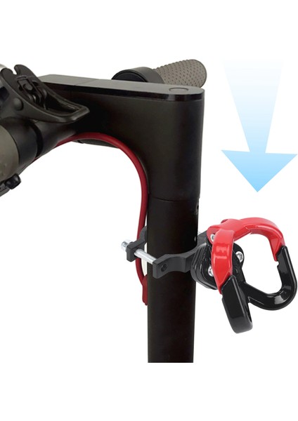 Elektrikli Scooter Alüminyum Çanta Ninebot Max G30 Için Çift Kanca Scooter Askı Gadget Pençe Kırmızı (Yurt Dışından) modelleri