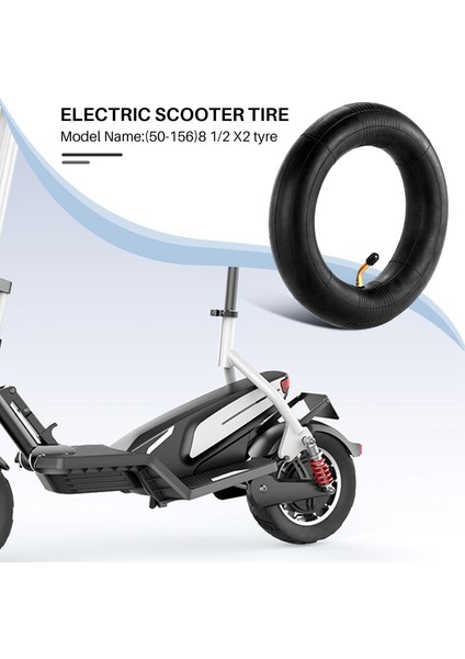 2 Adet Elektrikli Skuter Lastiği 8.5 Inç Iç Tüp Kamera 8 1/2x2 Xiaomi Mijia M365 Spin Kuş Elektrikli Kaykay (Yurt Dışından)