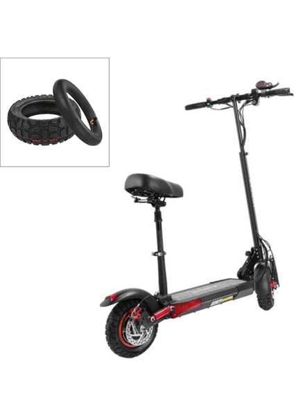 10X3.0 Elektrikli Scooter Için Içsiz Lastik Kugoo M4 Pro 10 Inç Kaymaz Arazi Vakum Lastiği Iç Lastik (Yurt Dışından)