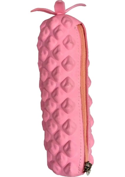 Silikon Ananas Figürlü Kalem Kutusu - Kalemlik