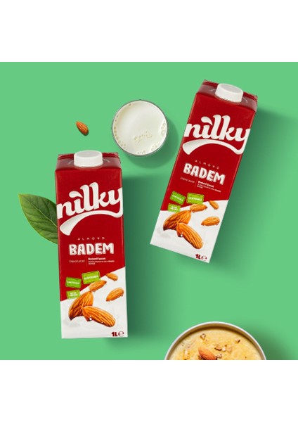 Badem Sütü Bitkisel Bazlı Laktosuz Vegan 12X1 Lt fiyatları