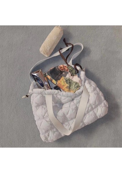 Kore Moda Bulut Eşkenar Dörtgen Tote Koltuk Altı Alışveriş Kadın Büyük Kapasiteli Banliyö Omuz Çantası (Yurt Dışından) fırsatları