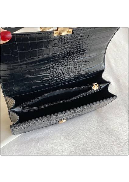 Timsah Desenli Kadın Omuz Degrade Küçük Arı Crossbody Hafif Lüks Kadın Çanta (Yurt Dışından) fiyatları