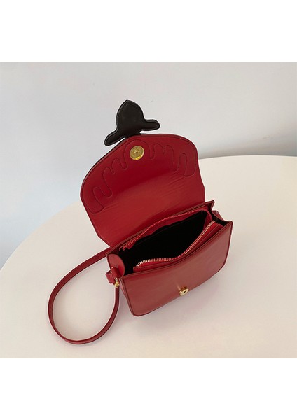 Noel Yaratıcı Kadın Noel Elk Orijinal Omuz ve Çok Yönlü Crossbody Çanta (Yurt Dışından)