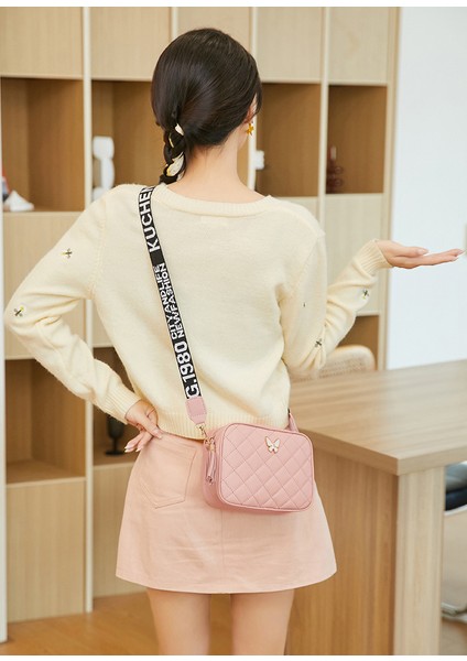 Baskılı Omuz Askılı Kamera Moda Ruj Kadın Omuz Çantası (Yurt Dışından) modelleri