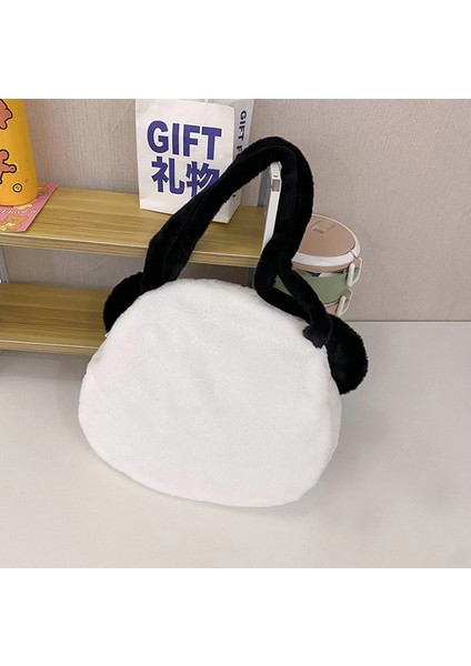 Stil Kadın Büyük Kapasiteli Dev Panda Peluş Sevimli Karikatür Gündelik Kişilik Çok Yönlü Omuz Çantası (Yurt Dışından) indirimleri